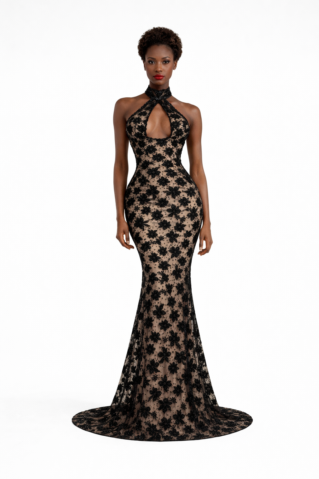 Nocturne Dahlia Gown