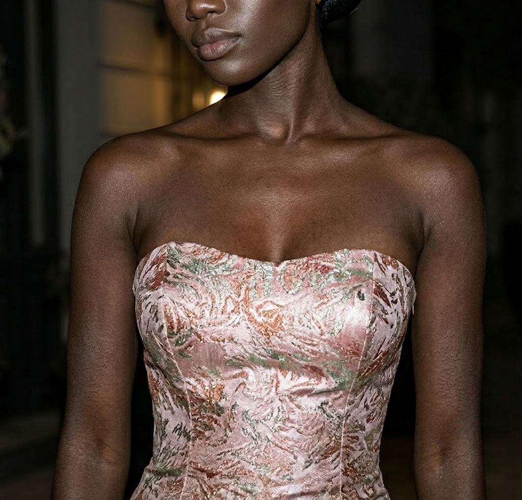 Rosaria Brocade Gown